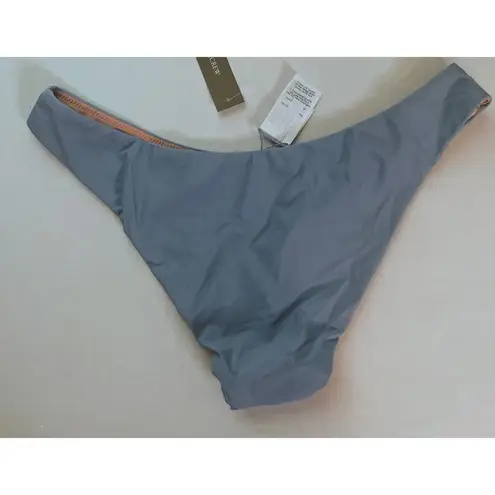 J.Crew  Light Blue Mid-Rise Cheeky Bikini Bottom - Size M