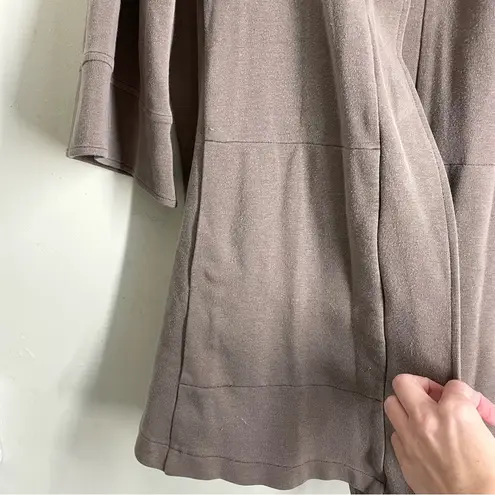 Comfy USA Lagenlook Swing Jacket Brown size M Size M