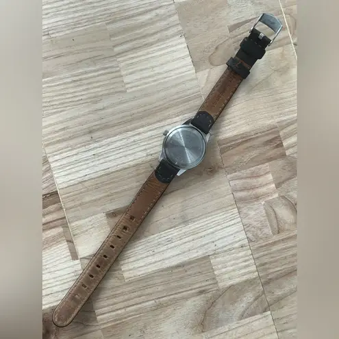 Timex Expedition Ladies Watch Indiglo Light-Up Dial Stainless Case Leather Strap