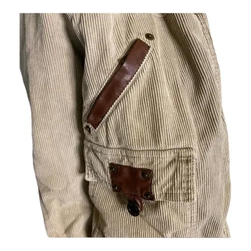 ZARA  TRF Retro corduroy Jacket w/ long knit turtleneck size large