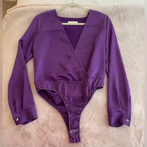 Capulet X REVOLVE Surplice Bodysuit in Amethyst