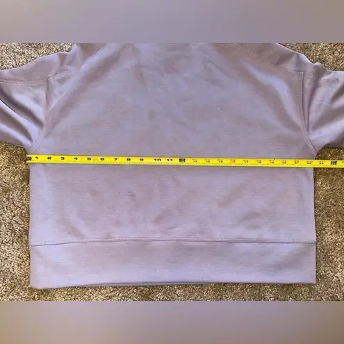 ELFSHE Women's Cutout Cropped Hoodie Purple Size L