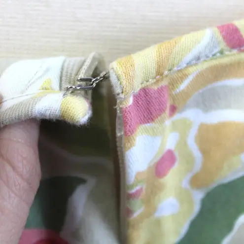 Laura Ashley VTG Womens US8 Floral Dress Spring Tulips 90s Preppy Coastal Brunch