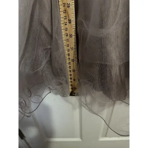 Short ForyouDress with Gray Applique for Homecoming Prom Birthday Dama Party Size M