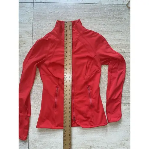 Zella  zip jacket pink/coral fitted, Vented‎ Back Activewear,stretchy, Pocket