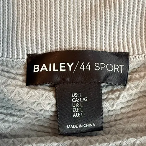 Bailey 44 Sport Textured Zip Jacket & High-Rise Leggings Set blue gray Size L