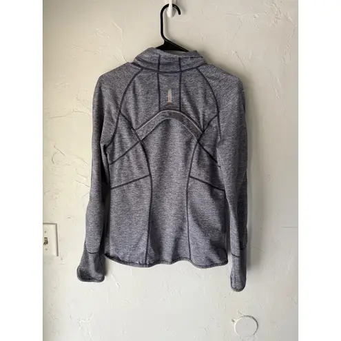 Zella  Activewear Full Zip Jacket Heather Gray Athletic Running Women's M‎