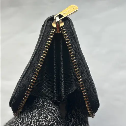 Michael Michael Kors Multi Function Phone Case Wallet Leather Black GUC