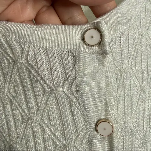 NWT Allison + Zoe Long Sleeves Cardigan Light Heather Gray Size L Stretch Size L