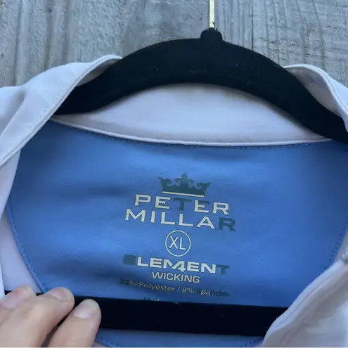 Peter Millar pine needles Quarter-Zip golf jacket size XL in woman’s fall cozy