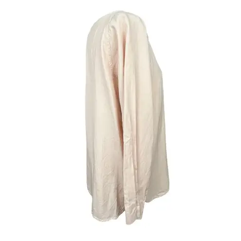 Vintage Lloyd Williams Neutral Blush Silk Wool Blend Dolman Boxy Top 10 Pink