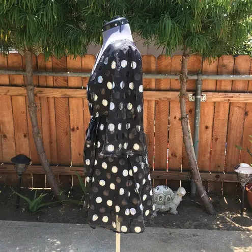 Julia Jordan Julian Jordan Metallic Polka Dot Chiffon dress