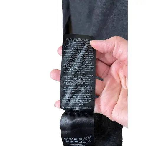 VERO MODA Gray Long Sleeve Midi Sweater Dress Size M Turtleneck