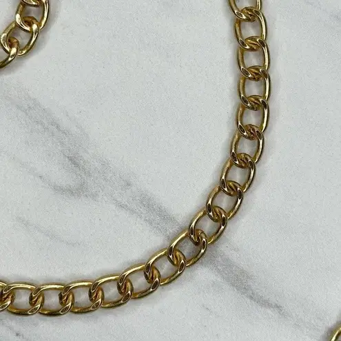 Gold Tone Chain Link Crossbody Purse Handbag Replacement Strap 50" ✨