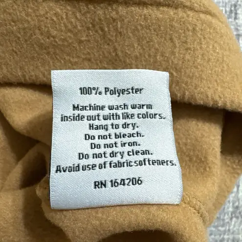 Dudley Stephens Park Slope Turtleneck Fleece Tan Size XS