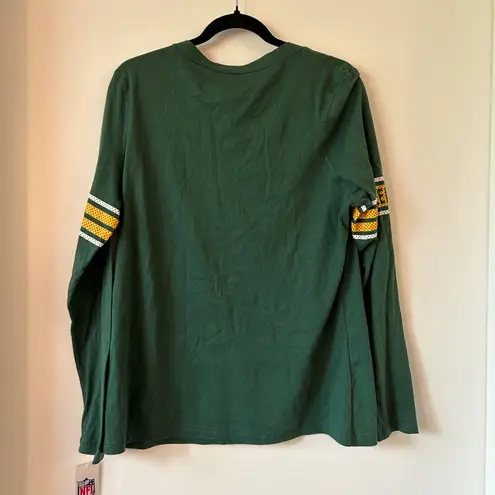 NFL Team Apparel NFL Green Bay Packers Jersey Long Sleeve Top Size XL NWT