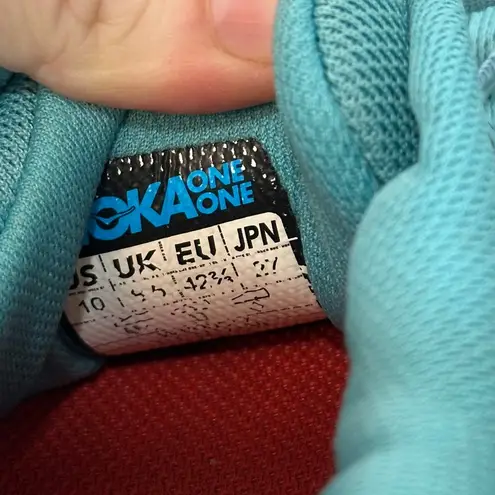 HOKA Womens Sneaker 10 Bondi 7 Training Blue Running Eggshell Athletic Walking