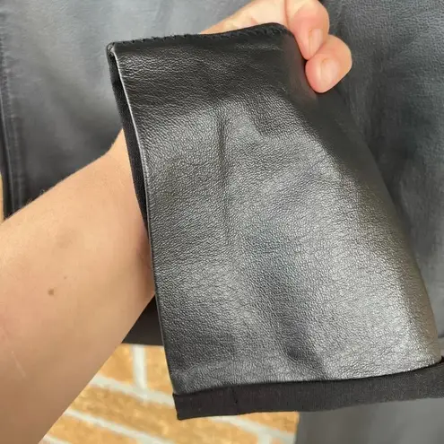 My Tribe Leather Leggings small Black