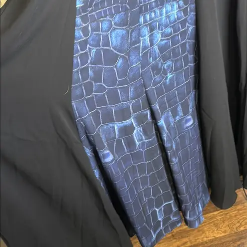 Fame and Partners Blue Slip Maxi Dress for Night Out