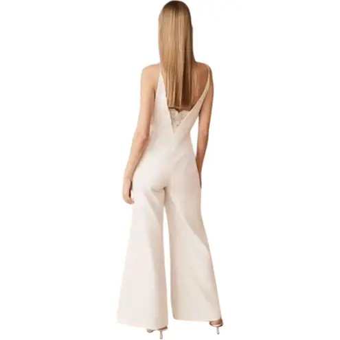 Sachin + Babi NWT  Carrie Partially Embellished Bodice Jumpsuit in Ivory Size 4 thumbnail 7