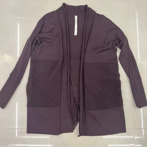 Lululemon  Sit In Lotus Wrap II
Black Cherry Cardigan