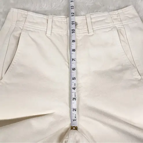 Apiece Apart Meridian Straight Leg Jeans High Waist Ecru Cream Size 28