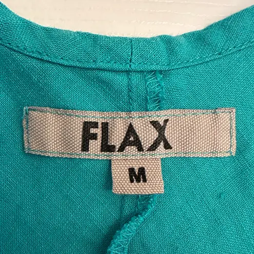 Flax Sunny Linen Tank Top Women’s Sz M Lightweight Lagenlook Sustainable Eco