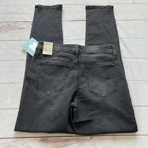 Coldwater Creek NWT  Womens Mid Rise Slim leg denim Black jeans Size 8T