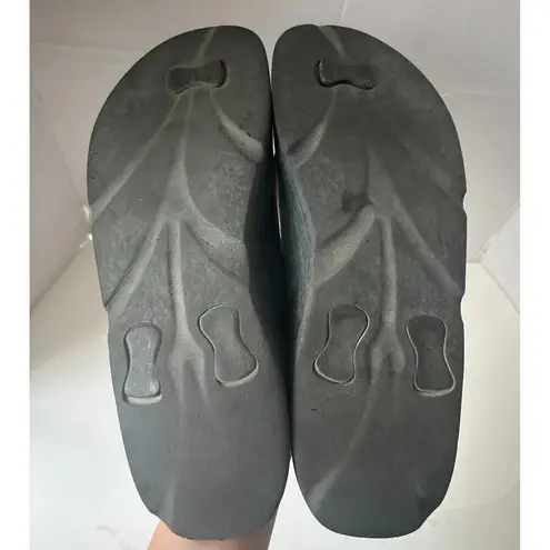 Birkenstock Betula Fussbett Sandals Thong Flip Flops Black Size 12