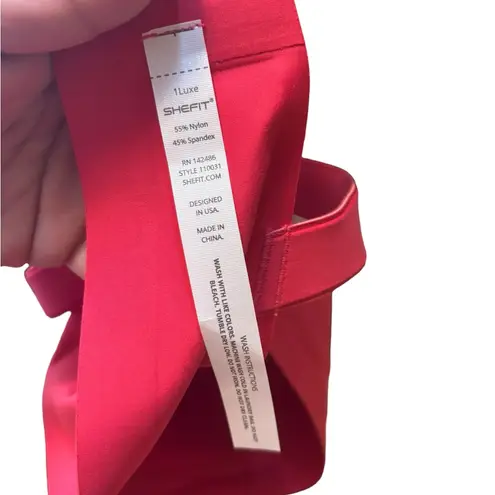 SHEFIT Women’s Flex Lite Sports Bra 1Luxe Pink/Beige Bundle Red Size undefined