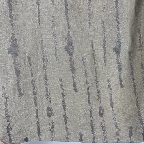 Escada Skirt Women 36 Beige Brown Linen Silk Blend Career Professional Mature