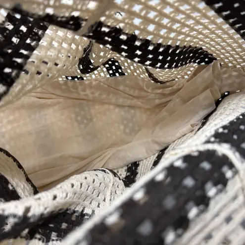 Massimo Dutti NWT Striped Crochet Midi Dress Size Small