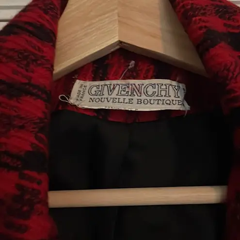 Givenchy plaid blazer jacket 80s