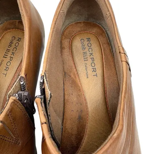 Rockport by Cobb Hill Shoes Womens 11W Brown Leather Comfort Shootie Bootie Size 11