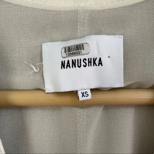 Nanushka Vegan Leather Menphi Dress Size XS