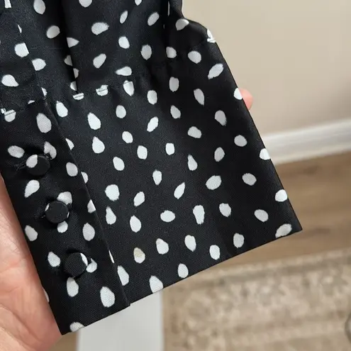 Jason Wu RTR RTR Polka Dot Neck Tie Blouse size 8 / Medium