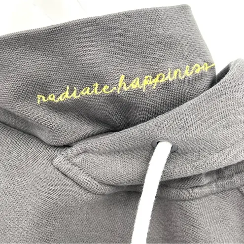 Peace Love World Radiate Happiness mock neck hooded sweatshirt 24 From Baldi