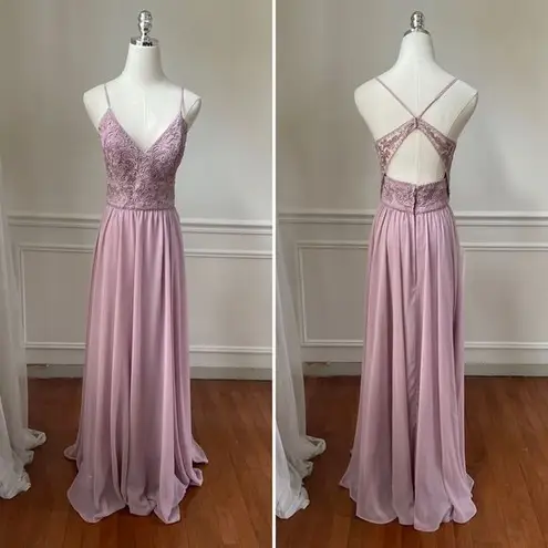 Kennedy Blue Cameron Formal Gown Bridesmaid Mauve 2