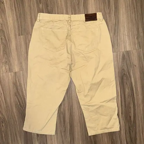 EUC Ralph Lauren Khaki Tan Classic Mid