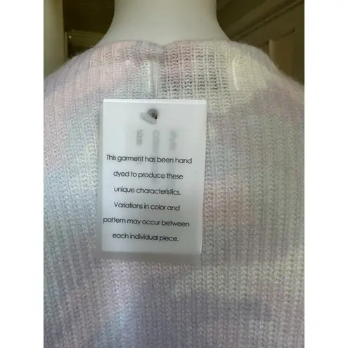 27 Miles Malibu Vaughn Cashmere Sweater Pastel Camo Hand Dyed Women's M NWT Size M
