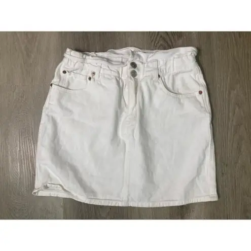 Signature 8 Women's White Denim Skirt S Casual Fashion Trendy‎ Summer Wear Small Spring