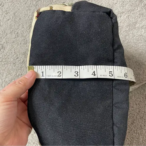 Equestrian Tapestry Tote Handbag Black