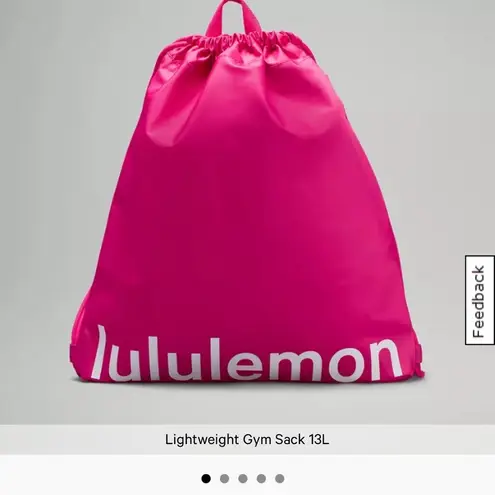 Lululemon  Lightweight
Gym Sack (Sold Out Color)