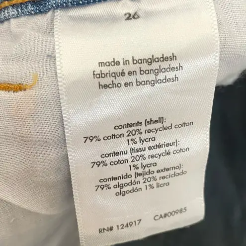 We Wore What Low Rise Rolled Shorty in Light Vintage Women’s Sz 26