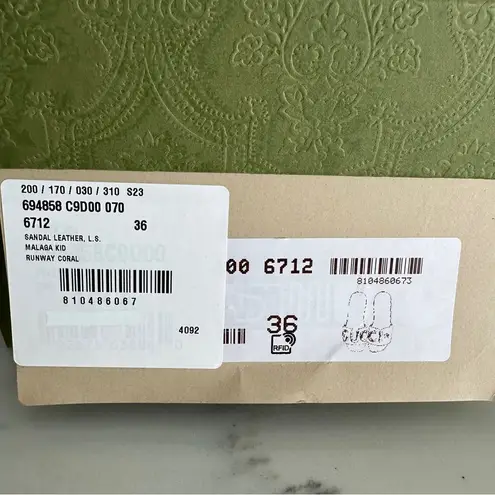 Gucci  Cara Leather Slide Sandals