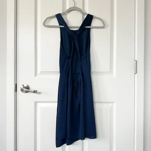 Elizabeth and James Acacia Mini Backless Dress in Royal Blue