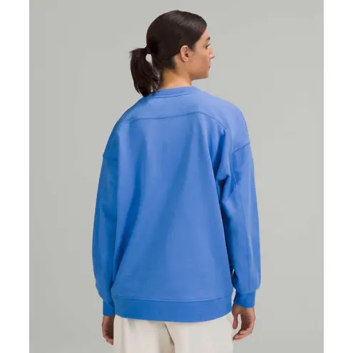 Lululemon Perfectly Oversized Crew *Graphic Blue Nile 4