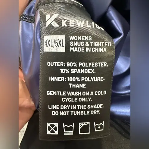 Kewlioo Sauna Compression Workout Shirt Compression Black Size 4X