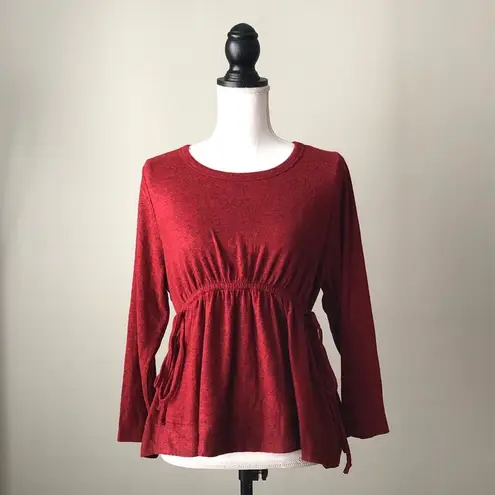 Caslon | Burgundy Empire Waist Sweater Sz XSP