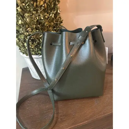 MANSUR GAVRIEL Mini Bucket Bag Moss Womens Size OS Green